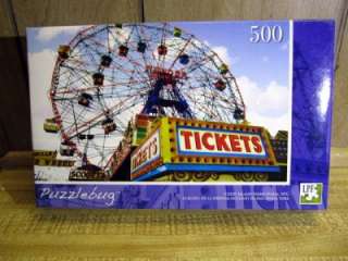 Puzzlebug 500 pc puzzle Coney Island Ferris Wheel NYC  