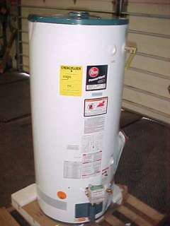Rheem 42VP75FW Gas Water Heater, 75 Gallon (LOCAL PICKUP ONLY) DENTS 