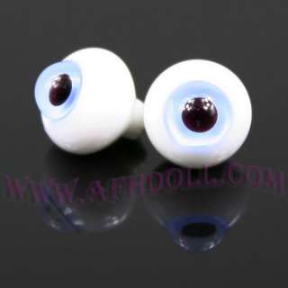 BJD glass eyes 8mm dome Tiny little Mini Doll baby blue #7 AOD DOD DZ 