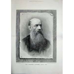   1889 Antique Portrait Sir Wilfrid Lawson Bart Man Art: Home & Kitchen