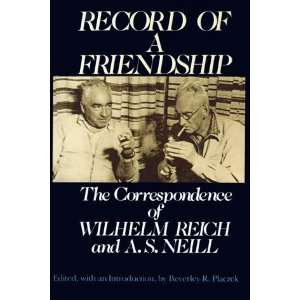  Record of A Friendship [Paperback] Wilhelm Reich Books