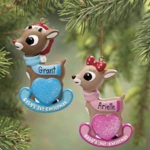   Boys Personalized 1st. Christmas Ornament William 