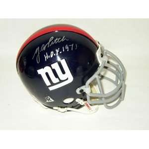  Y.A. Tittle Autographed Helmet   Authentic Sports 