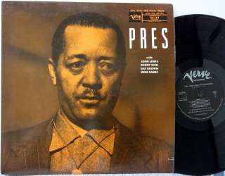 LESTER YOUNG and his Orchestra PRES LP Japan  