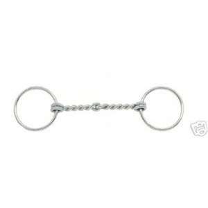  Draft horse Twisted Wire Snaffle Mouth Bit Stainless steel 