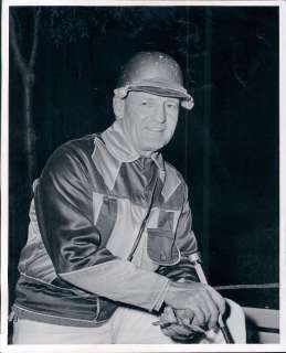   Harness Race Horse Driver Tom Wilburn. Photo is dated as Aug 27,1972