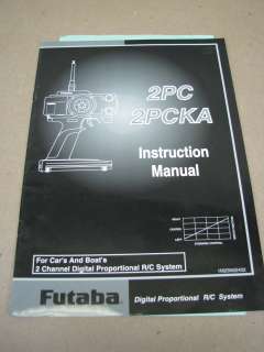 Futaba 2PC 2PCKA Radio Trasmitter instruction manual RC  