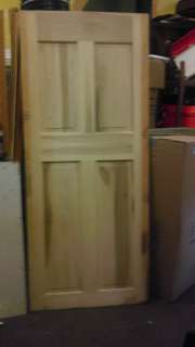 Panel Raised Panels Solid Wood Pine Door  