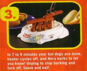 Brand NEW Electric HOT DOG Cooker / Steamer up to 6dogs  