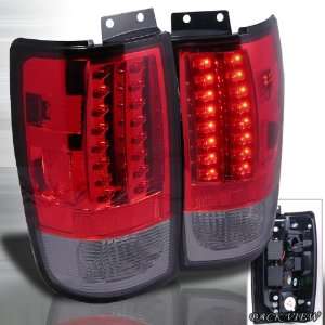  97 98 99 00 01 02 Ford Expedition LED Tail Lights   Red 