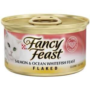 Fancy Feast Flaked Salmon & Ocean Whitefish Feast Cat Food 3 oz