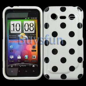   Glossy White GEL Case Cover For HTC Droid Incredible 2 S + screen film