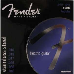  Fender Electric Guitar Stainless Steel Ball End, .010 