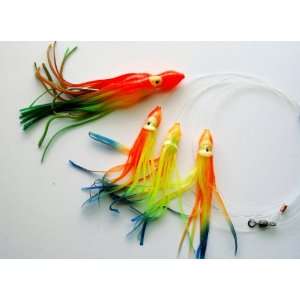 DAISY CHAIN BAIT RIG Mexican Flag Saltwater Fishing Lure for Tuna 