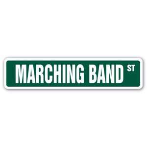  MARCHING BAND Street Sign high school football military 