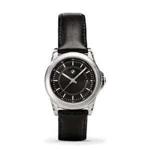    BMW Ladies Classic Watch with Black Leather Band Automotive