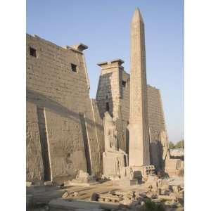  Obelisk and Pylon of Ramesses II, Luxor Temple, Luxor 