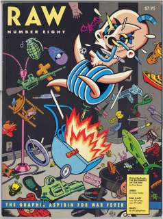 RAW Magazine Vol 1 #8 KAZ Gary Panter Jimbo MAUS 1986  