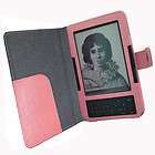 Pink PU Leather Cover Hard Case Jacket for  Kindle 3 Wireless 