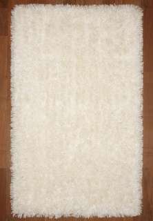 Euro 8x10 Large Snow White Shag Area Rugs Carpet New  