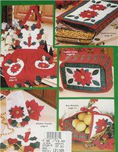 Christmas Kitchen to Table Set Quilt Pattern Book  