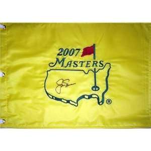   2007 Masters Golf Pin Flag   Autographed Pin Flags