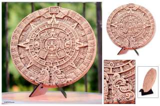 AZTEC CALENDAR~Mexican MUSEUM REPLICA Large Sculpture  
