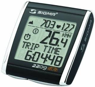 Sigma BC 2209 STS Triple Wireless + Alt Bicycle Speedometer