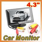New 4.3 DVD VCR TFT LCD Color Monitor For Car Reverse 