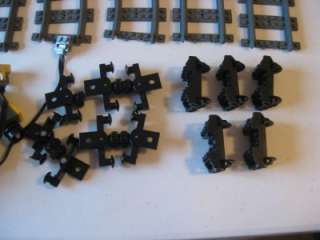 LEGO Huge Lot of TRAIN TRACKS Motors Wheels Monorail City  