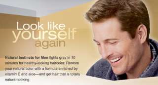 Clairol Natural Instincts Hair Color for Men M19 Black 1 Kit (Pack of 