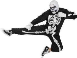  Adult Karate Kid Skeleton Halloween Costume Clothing