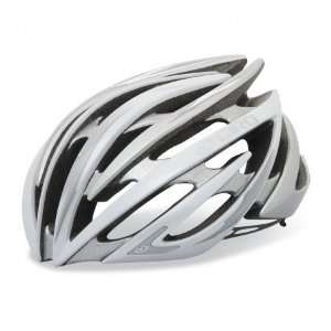  Giro Aeon Bicycle Helmet   White/Silver Large: Automotive