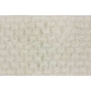   Crochet Stretch Fabric Headbands (2.5) White5 Pieces 