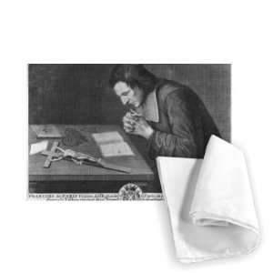  Francois de Paris (engraving) (b/w phto) by   Tea Towel 