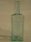 vintage aqua medicine bottle Dr. D. Kennedys Favorite 