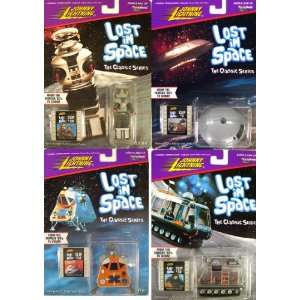  Johnny Lightning LOST in SPACE   FULL 4 Piece Collection 