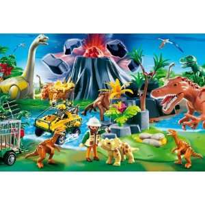   : Schmidt Playmobil Dinosaur World Jigsaw (150 Pieces): Toys & Games