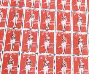 Amelia Earhart 1963 8c Air Mail Stamp Sheet   UNUSED  