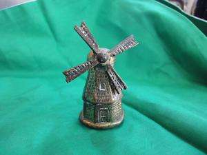 holland vintage solid brass Windmill bell rare  