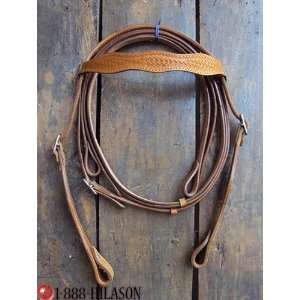   Leather Tack Horse Bridle Headstall Reins 014