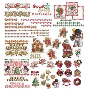 Sweet & Spicy Christmas Embroidery Designs on CD from the 