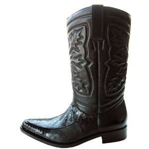  $785 Mezlan Jesse Alligator Black Cowboy Boots Shoes 