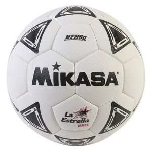 Mikasa LE50 La Estrella Soccer Ball (Black/White, Size 5):  