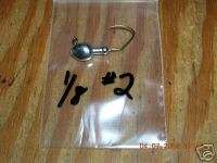25 1/8 oz Walleye jigs Matzuo #2 Bronze Sickle Hooks  
