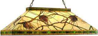 Rustic Tiffany Stained Glass Kitchen Island Lighting  