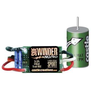 Sidewinder Micro 6800KV 1/18 Brushless Motor ESC Combo  