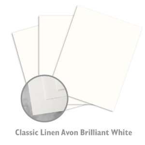  CLASSIC Linen Avon Brilliant White Paper   4000/Carton 