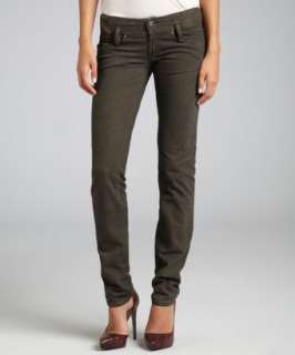 Diesel brown stripe denim Matic slim leg jeans   