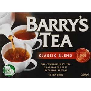 Barrys Classic Blend Tea 80 Teabags  Grocery & Gourmet 